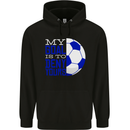 My Goal is to Deny Yours Football Quote Soccer Mens 80% Cotton Hoodie Black