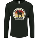 My Golden Labrador Talk Sh!t About You Chocolate Mens Long Sleeve T-Shirt Black