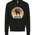 My Golden Labrador Talk Sh!t About You Chocolate Mens Sweatshirt Jumper Black
