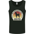 My Golden Labrador Talk Sh!t About You Chocolate Mens Vest Tank Top Black