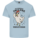My Hobbies Drinking with My Parrot Alcohol Mens Cotton T-Shirt Tee Top Light Blue