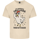 My Hobbies Drinking with My Parrot Alcohol Mens Cotton T-Shirt Tee Top Natural