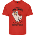 My Hobbies Drinking with My Parrot Alcohol Mens Cotton T-Shirt Tee Top Red