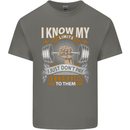 My Limits Inspirational Gym Quote Bodybuilding Kids T-Shirt Childrens Charcoal