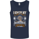 My Limits Inspirational Gym Quote Bodybuilding Mens Vest Tank Top Navy Blue