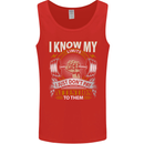 My Limits Inspirational Gym Quote Bodybuilding Mens Vest Tank Top Red