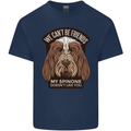 My Spinone Doesnt Like You Funny Dog Kids T-Shirt Childrens Navy Blue