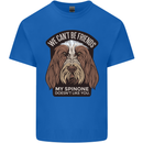 My Spinone Doesnt Like You Funny Dog Kids T-Shirt Childrens Royal Blue