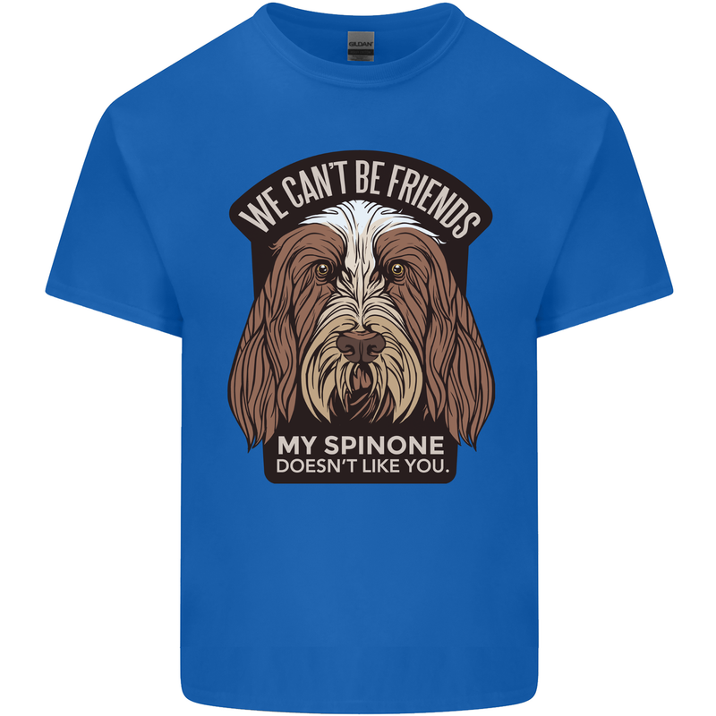 My Spinone Doesnt Like You Funny Dog Kids T-Shirt Childrens Royal Blue