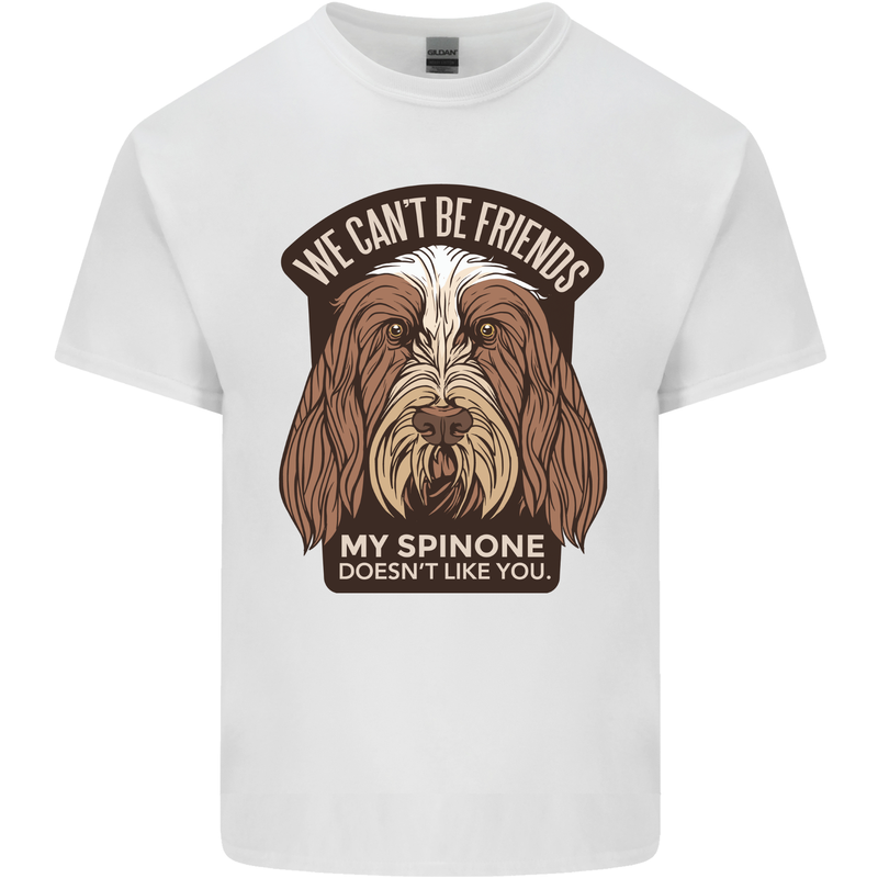 My Spinone Doesnt Like You Funny Dog Kids T-Shirt Childrens White