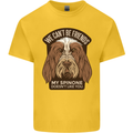 My Spinone Doesnt Like You Funny Dog Kids T-Shirt Childrens Yellow