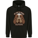 My Spinone Doesnt Like You Funny Dog Mens 80% Cotton Hoodie Black