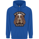 My Spinone Doesnt Like You Funny Dog Mens 80% Cotton Hoodie Royal Blue