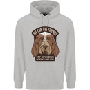 My Spinone Doesnt Like You Funny Dog Mens 80% Cotton Hoodie Sports Grey