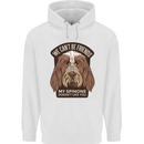 My Spinone Doesnt Like You Funny Dog Mens 80% Cotton Hoodie White
