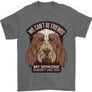 My Spinone Doesnt Like You Funny Dog Mens T-Shirt 100% Cotton Charcoal