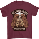 My Spinone Doesnt Like You Funny Dog Mens T-Shirt 100% Cotton Maroon