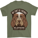 My Spinone Doesnt Like You Funny Dog Mens T-Shirt 100% Cotton Military Green