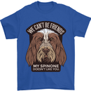 My Spinone Doesnt Like You Funny Dog Mens T-Shirt 100% Cotton Royal Blue