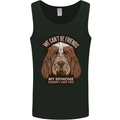 My Spinone Doesnt Like You Funny Dog Mens Vest Tank Top Black
