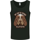 My Spinone Doesnt Like You Funny Dog Mens Vest Tank Top Black