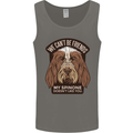 My Spinone Doesnt Like You Funny Dog Mens Vest Tank Top Charcoal