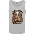 My Spinone Doesnt Like You Funny Dog Mens Vest Tank Top Sports Grey