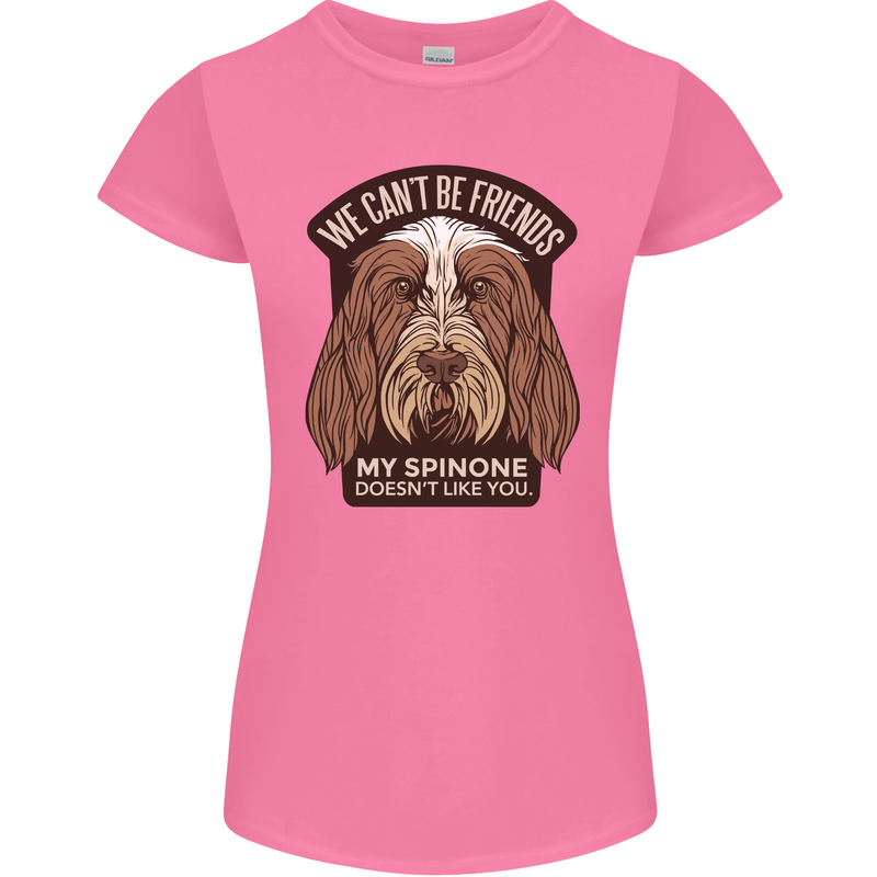 My Spinone Doesnt Like You Funny Dog Womens Petite Cut T-Shirt Azalea