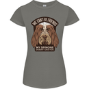 My Spinone Doesnt Like You Funny Dog Womens Petite Cut T-Shirt Charcoal