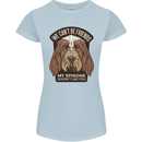 My Spinone Doesnt Like You Funny Dog Womens Petite Cut T-Shirt Light Blue