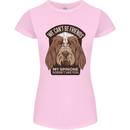 My Spinone Doesnt Like You Funny Dog Womens Petite Cut T-Shirt Light Pink