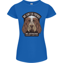 My Spinone Doesnt Like You Funny Dog Womens Petite Cut T-Shirt Royal Blue