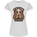 My Spinone Doesnt Like You Funny Dog Womens Petite Cut T-Shirt White