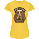 My Spinone Doesnt Like You Funny Dog Womens Petite Cut T-Shirt Yellow