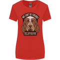 My Spinone Doesnt Like You Funny Dog Womens Wider Cut T-Shirt Red