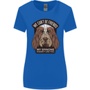 My Spinone Doesnt Like You Funny Dog Womens Wider Cut T-Shirt Royal Blue