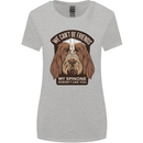 My Spinone Doesnt Like You Funny Dog Womens Wider Cut T-Shirt Sports Grey