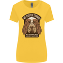 My Spinone Doesnt Like You Funny Dog Womens Wider Cut T-Shirt Yellow