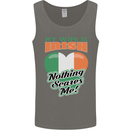 My Wife is Irish Nothing Scares Me Ireland Mens Vest Tank Top Charcoal