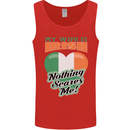 My Wife is Irish Nothing Scares Me Ireland Mens Vest Tank Top Red