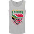 My Wife is South African Nothing Scares Me Africa Mens Vest Tank Top Sports Grey