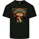 Mysterious Beauty Magic Mushroom LSD Kids T-Shirt Childrens Black