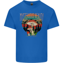 Mysterious Beauty Magic Mushroom LSD Kids T-Shirt Childrens Royal Blue