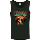 Mysterious Beauty Magic Mushroom LSD Mens Vest Tank Top Black