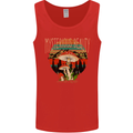 Mysterious Beauty Magic Mushroom LSD Mens Vest Tank Top Red
