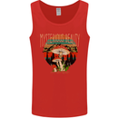 Mysterious Beauty Magic Mushroom LSD Mens Vest Tank Top Red