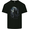 Mystical Grim Reaper Skull Kids T-Shirt Childrens Black