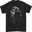 Mystical Grim Reaper Skull Mens T-Shirt 100% Cotton BLACK