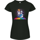 Mystical Panda Bear Unicorn Cat and Shark Womens Petite Cut T-Shirt