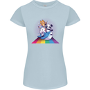 Mystical Panda Bear Unicorn Cat and Shark Womens Petite Cut T-Shirt
